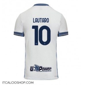 Inter Milan Lautaro Martinez #10 Seconda Maglia 2024-25 Manica Corta